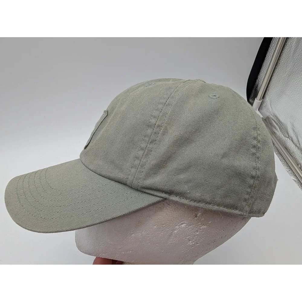 Adidas Originals Trefoil Logo Relaxed Strapback Hat Sage Green Adjustable Cap